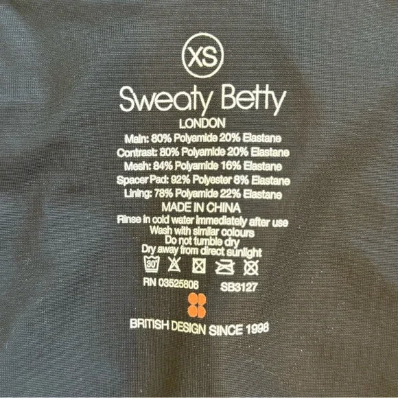 Sweaty Betty Zip Front One Piece Swimsuit - XS - Picture 8 of 8